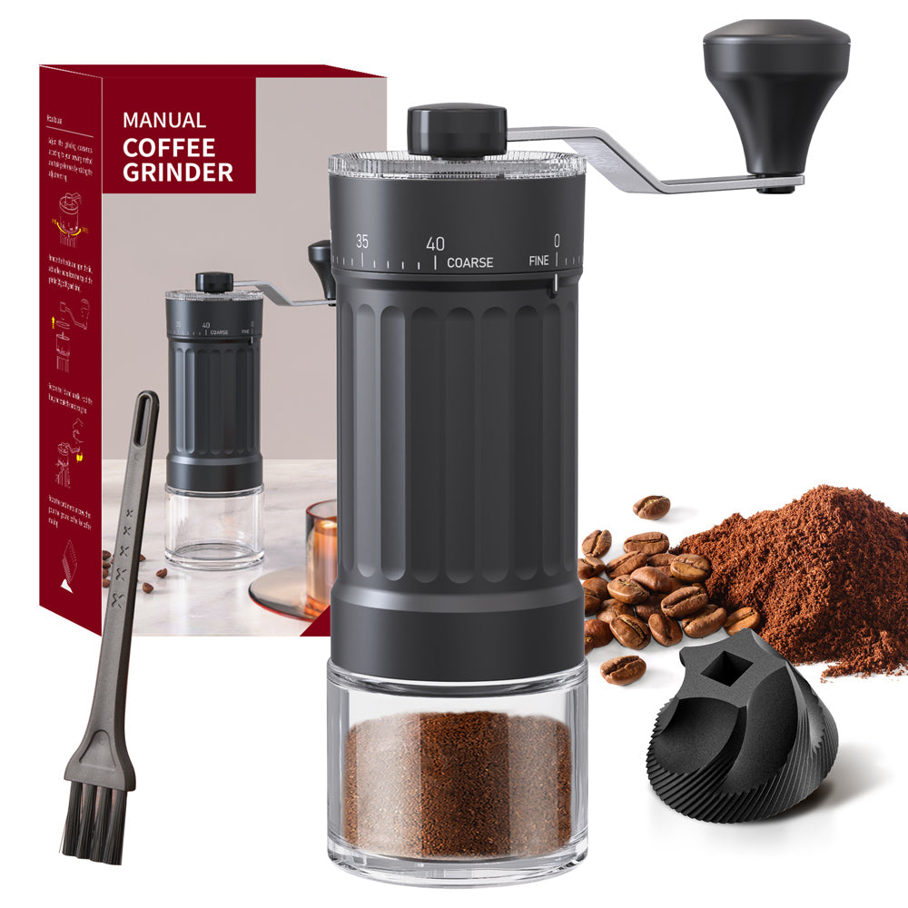 Molinillo de café manual MOLIDO Grinder — Fresas cónicas de acero | 18 niveles de ajuste