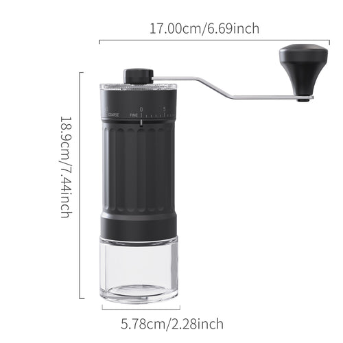 Molinillo de café manual MOLIDO Grinder — Fresas cónicas de acero | 18 niveles de ajuste